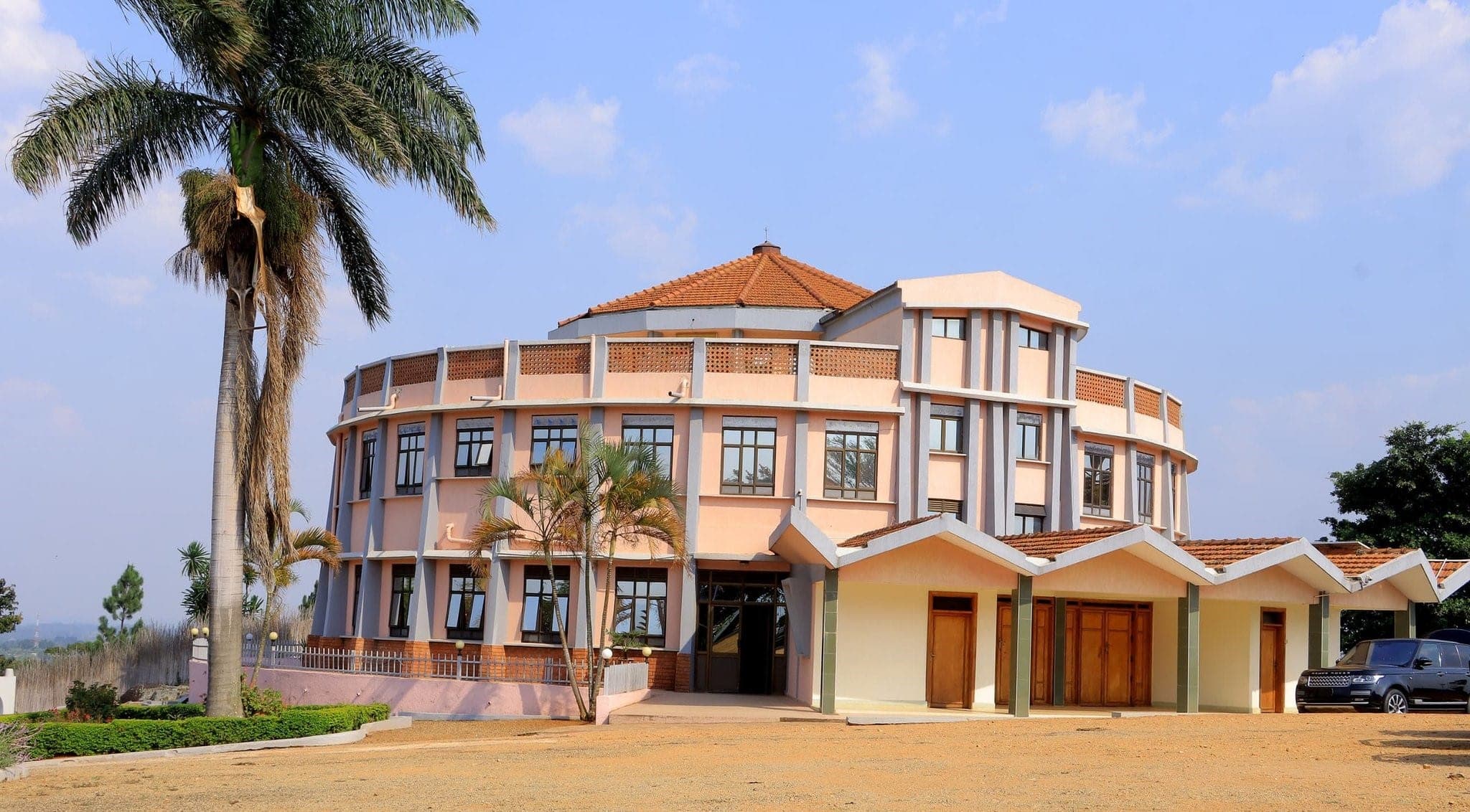 Karuziika Royal Palace on the hill above Hoima